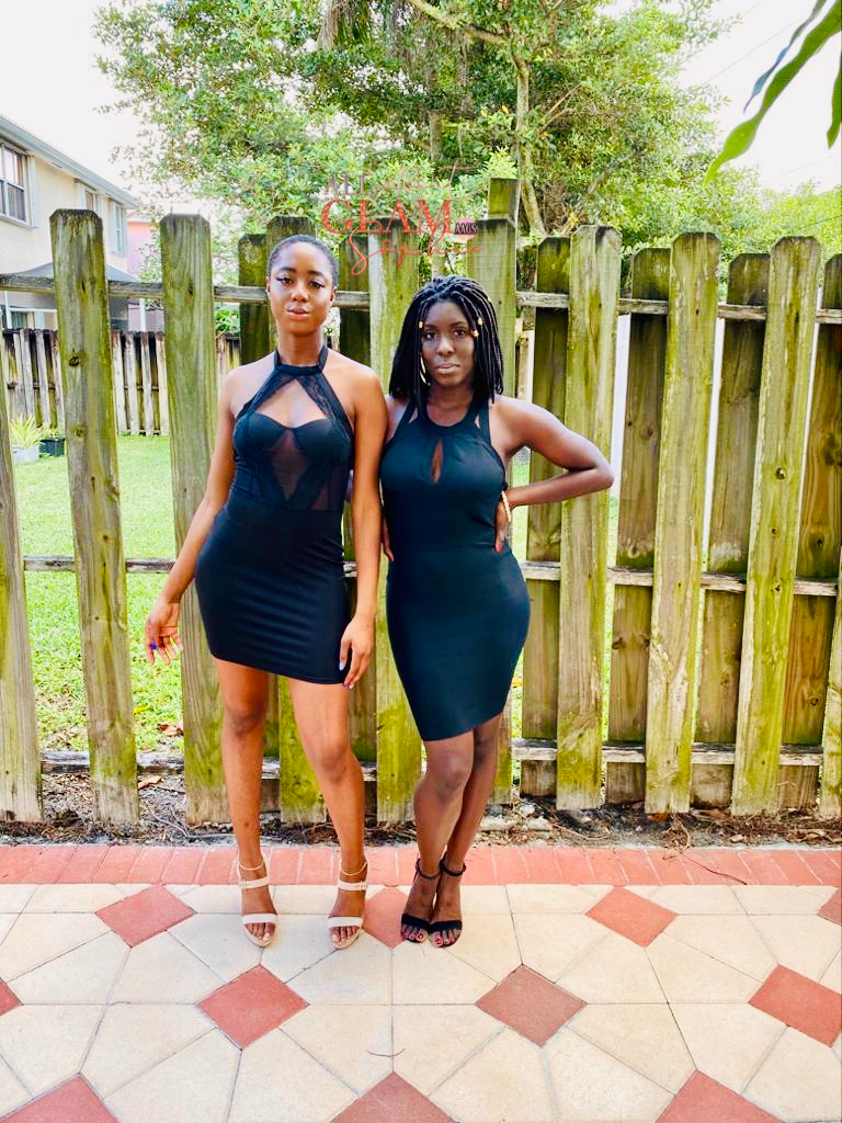 Halter top strap dress